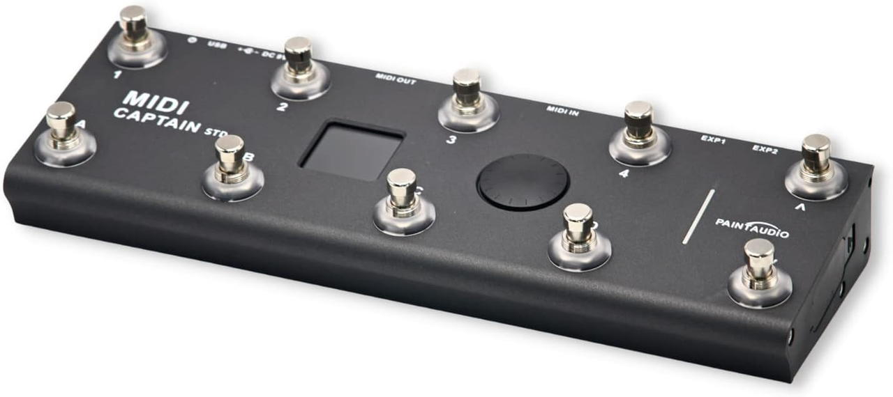 MIDI-контролер Paint Audio MIDI CAPTAIN STD футсвіч на 10 металевих кнопок Чорний (3078249800)