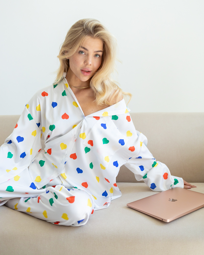 Пижама женская Модельер 25256 р. 44-46 Разноцветный (14160) - фото 6 Пижама женская Модельер 25256 р. 44-46 Разноцветный (14160) - фото 6