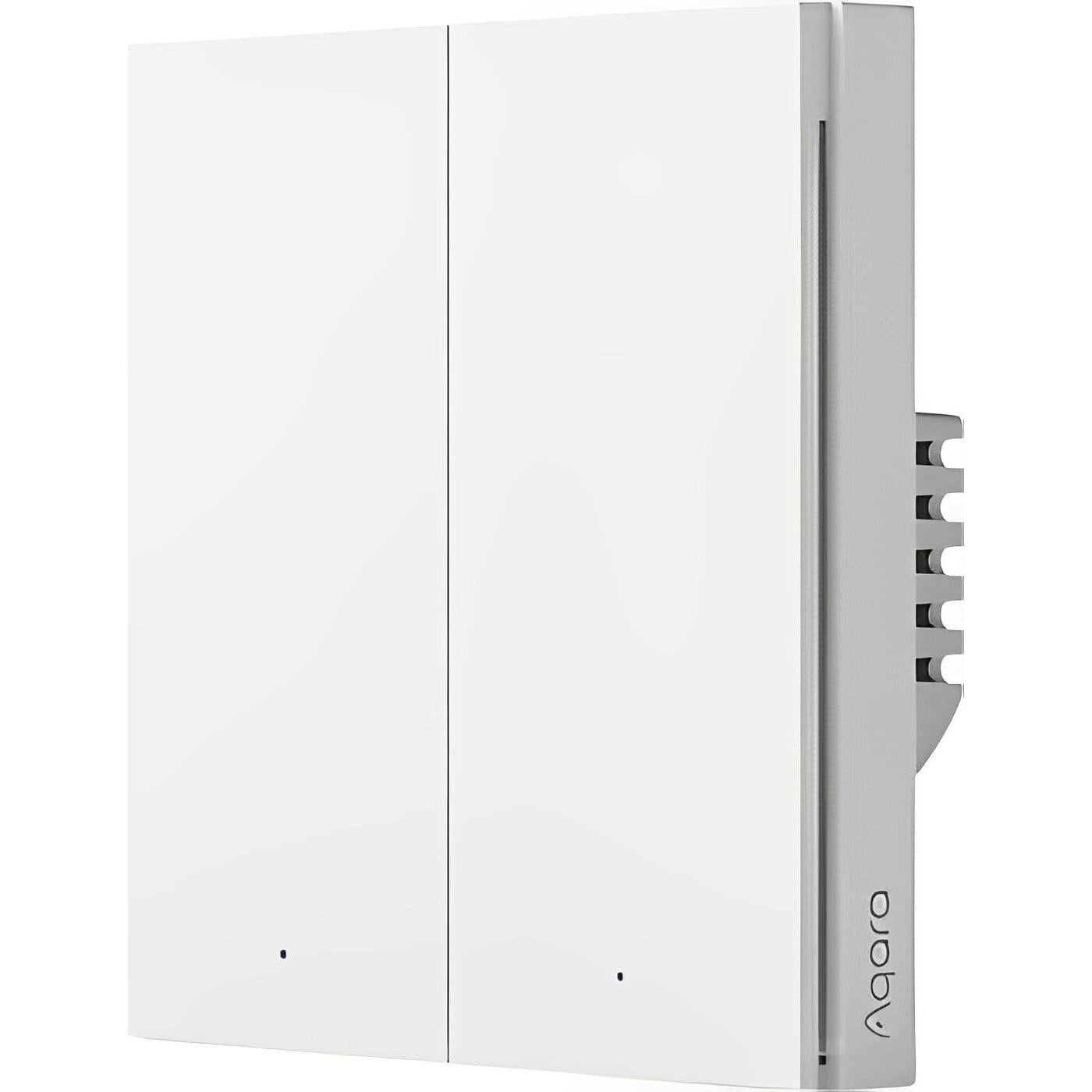 Вимикач розумний бездротовий Aqara Wireless Remote Switch H1 Double Rocker WRS-R02 AR009GLW02 White