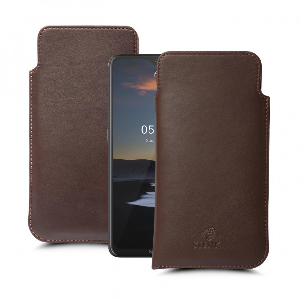 Футляр Stenk Elegance для Nokia 5.3 Коричневый (65167)