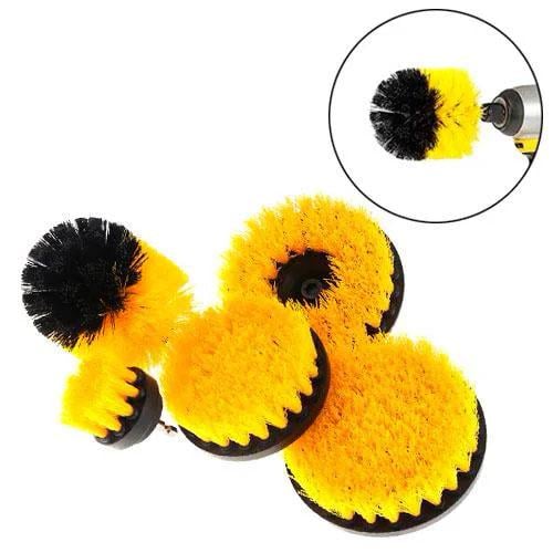Набір із 5 щіток-насадок на шуруповерт дриль для чищення автомобіля (360471) - фото 2 Набір із 5 щіток-насадок на шуруповерт дриль для чищення автомобіля (360471) - фото 2