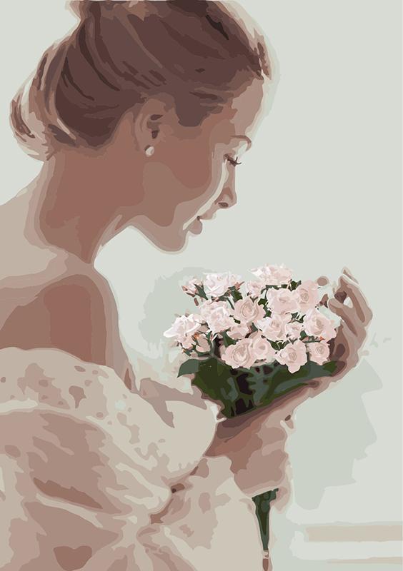 Картина по номерам Идейка Утренняя нежность 35х50 см (KH3032)