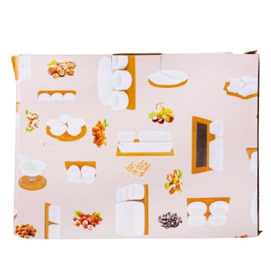 Набор чашек с чайником Elisey симфония с блюдцами 6 шт. Белый (135-81-9184-001) - фото 6