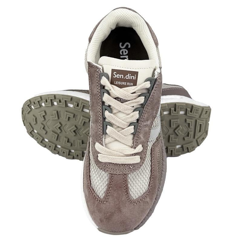 Кросівки чоловічі комбіновані шкіряні 20716-3 p. 43 26,5-27 см Сірий