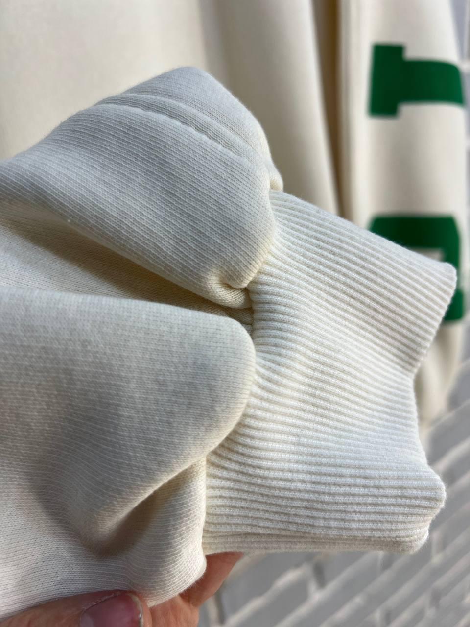 Світшот жіночий DAVRAS 6000 PLEASED подовжений утеплений на флісі OS Молочний (1245) - фото 5 Світшот жіночий DAVRAS 6000 PLEASED подовжений утеплений на флісі OS Молочний (1245) - фото 5