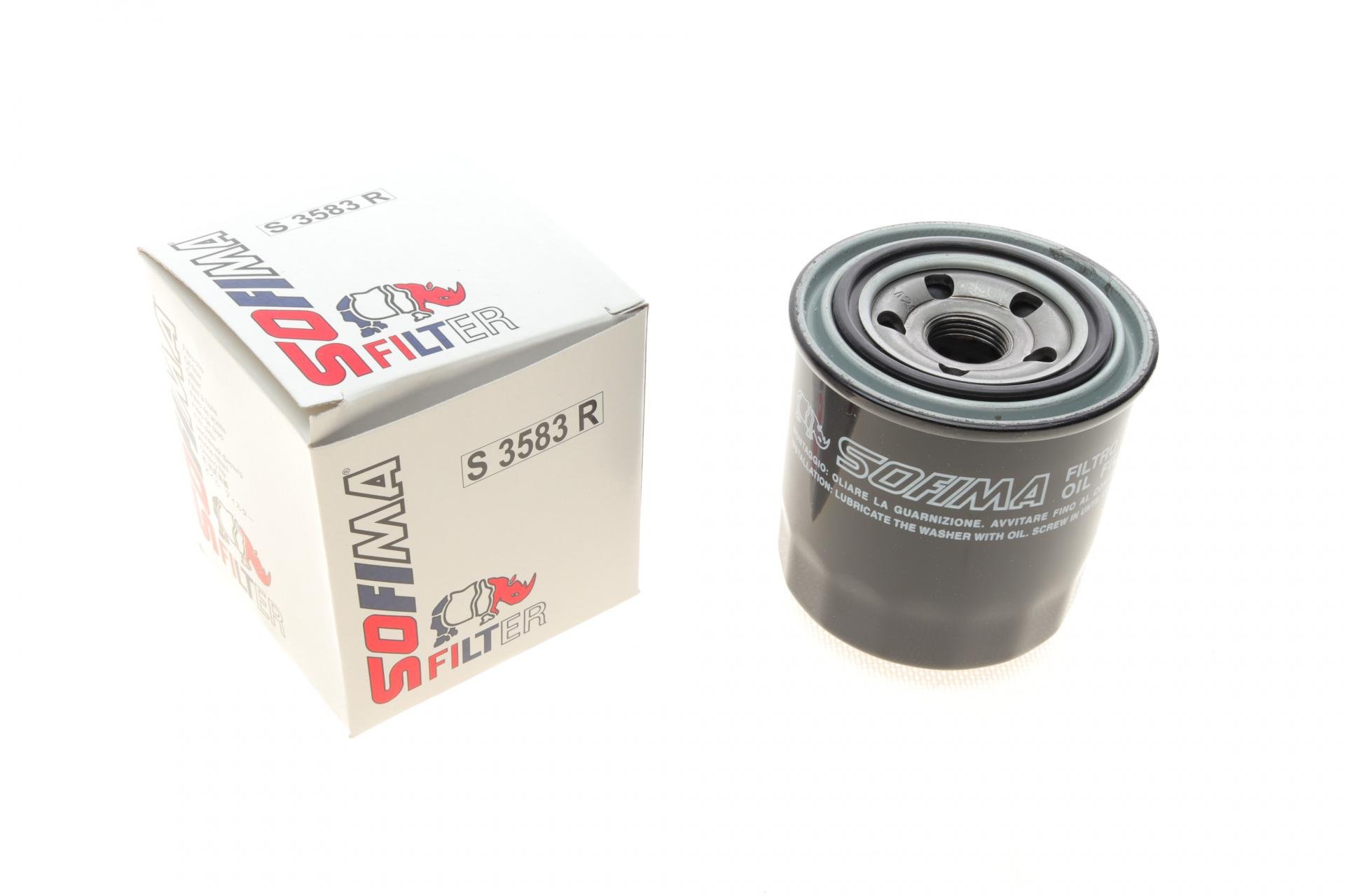 Фільтр масляний SOFIMA для Hyundai I30/I40/Santa Fe/Kia Cee'd/Rio/Sportage 1,4-2,4 GDI 10- (S 3583 R)