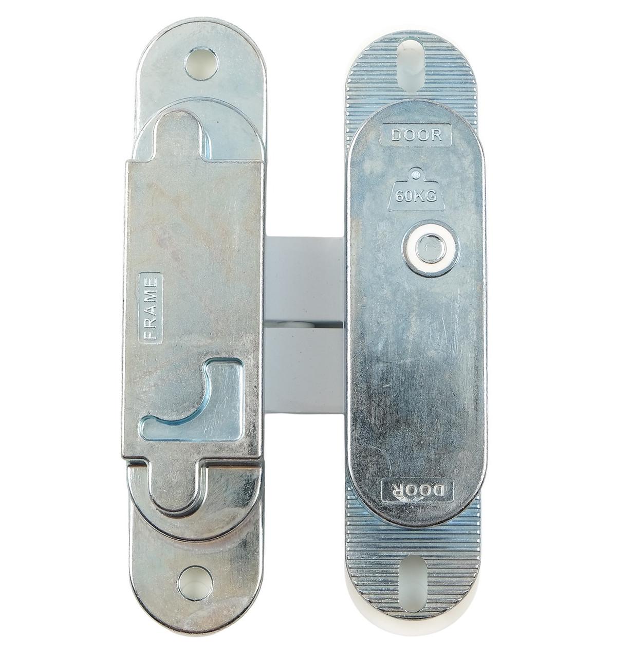 Петля скрытая Profitlock PL160 3D 24x110 мм для дверей 60 кг Белый матовый (PL160.WH) - фото 3 Петля скрытая Profitlock PL160 3D 24x110 мм для дверей 60 кг Белый матовый (PL160.WH) - фото 3