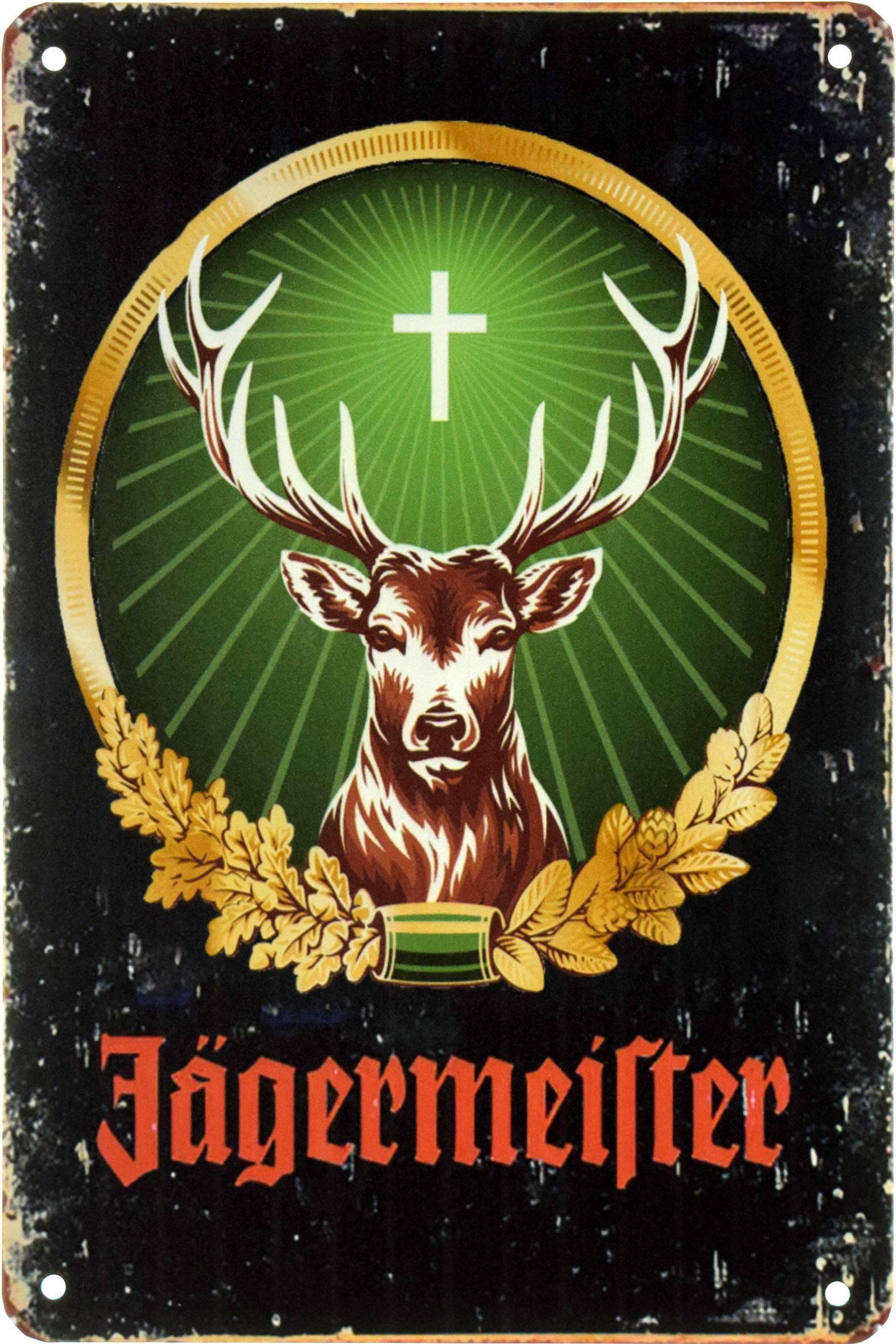 Табличка металева Єгермейстер Лікер/Jagermeister 20x30 см