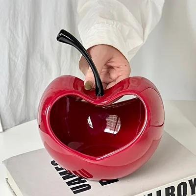 Цукерниця Q00350-1 Яблука для зберігання смаколиків Червоний - фото 3 Цукерниця Q00350-1 Яблука для зберігання смаколиків Червоний - фото 3