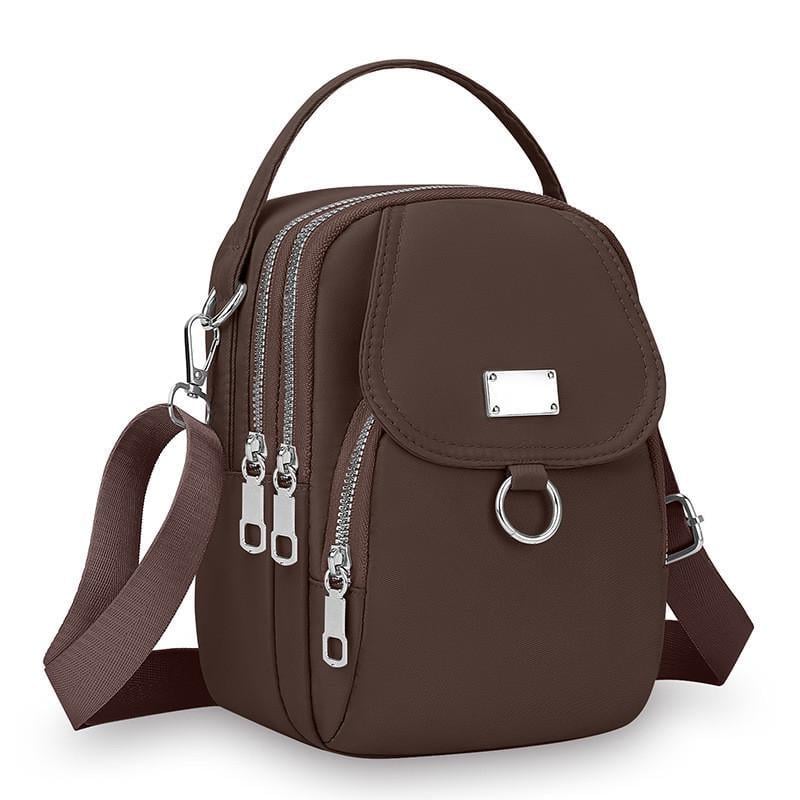 Женская сумка классическая 10649 кросс-боди Коричневый (29471868) - фото 1