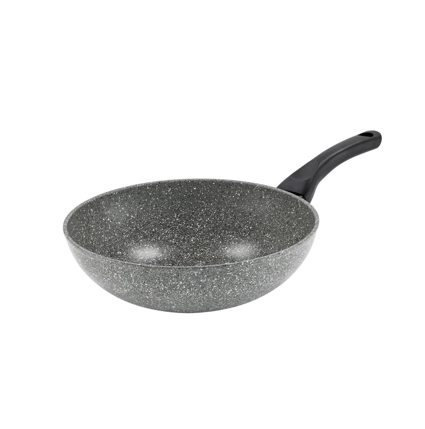 Сковородка Вок Barazzoni Monolitica 28 см Серый (85515612889)