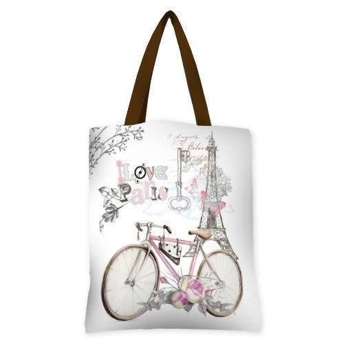 Сумка женская тканевая Presentville Love Paris (SV CLF011 BR)