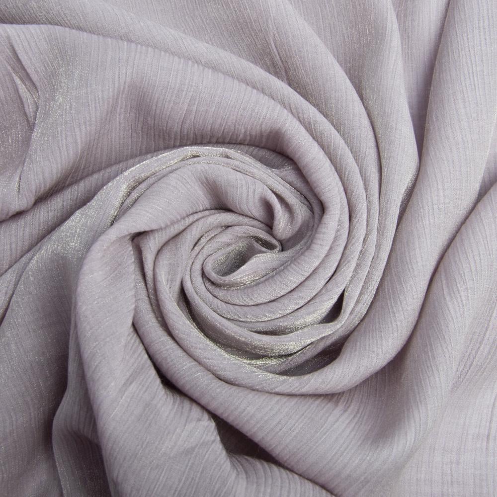 Ткань шифон блеск Сандрыкс однотонная Серый (24641)