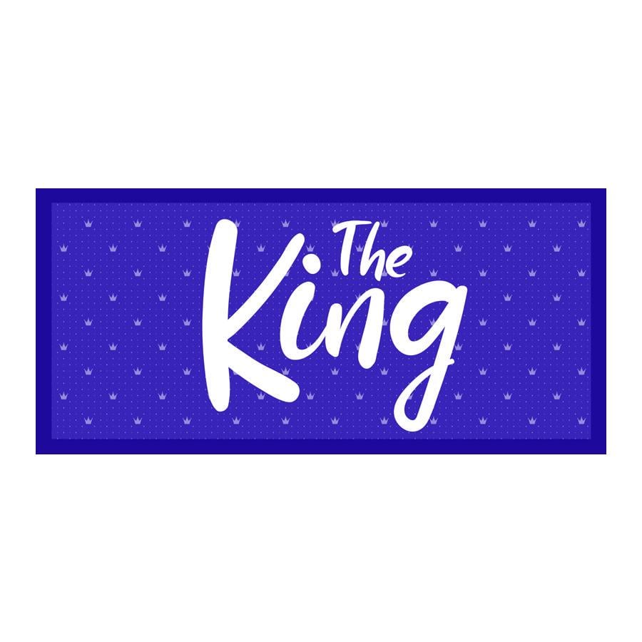 Полотенце с принтом The King 150х70 см (PLB_21J040)