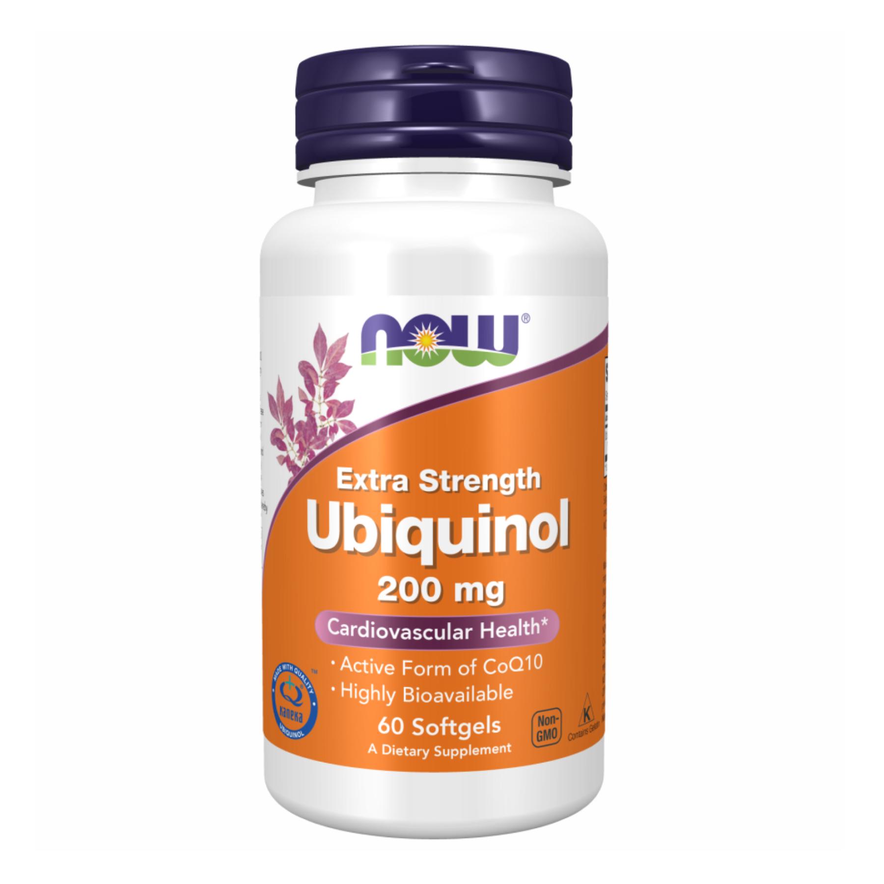 Натуральная добавка Ubiquinol 200 mg 60 sgels (2022-10-1388)