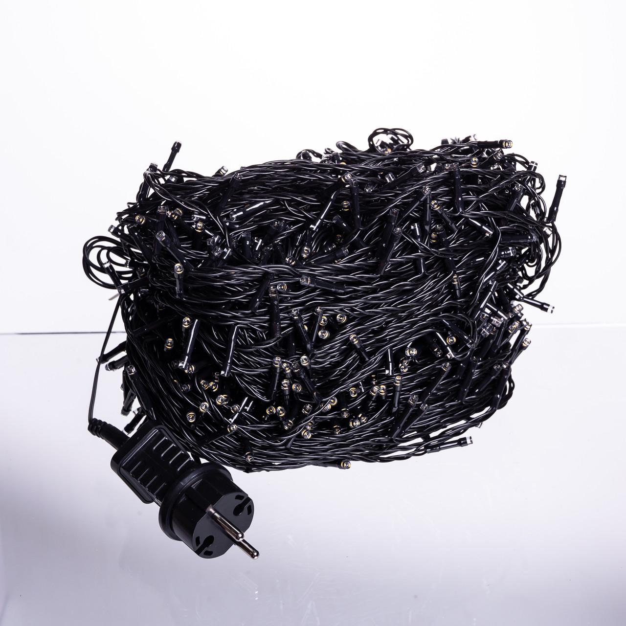 Гирлянда Нитка уличная 1000 LED 100 м Черный/Желтый (CF1000L100MBY) - фото 5 Гирлянда Нитка уличная 1000 LED 100 м Черный/Желтый (CF1000L100MBY) - фото 5