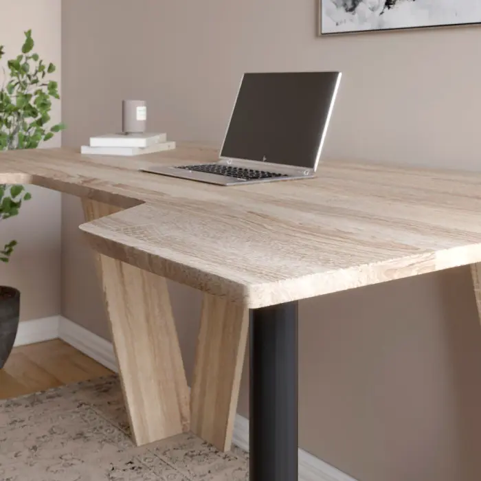 Стол компьютерный LION Квест 1500х900х745 см Серый темный - фото 5 Стол компьютерный LION Квест 1500х900х745 см Серый темный - фото 5