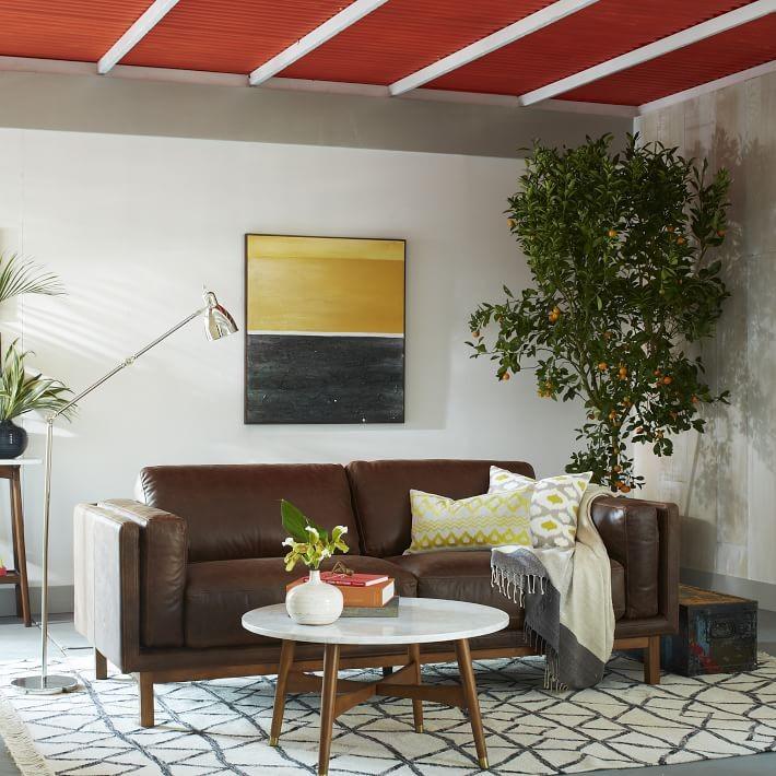 Диван мягкий JecksonLoft Дека 85х80х140 см Коричневый (0230) - фото 3