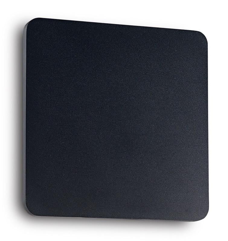 Настенный светильник Ideal Lux Cover AP1 Square Small Nero (195766)