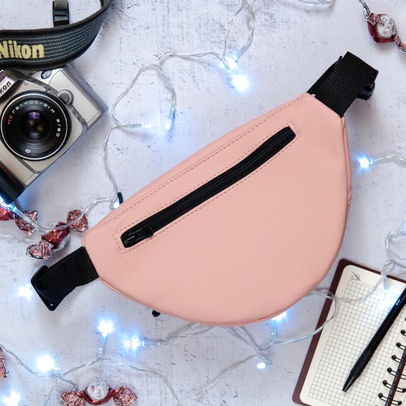 Сумка бананка на пояс Sambag Marina MSG 24x15x8 см Пудровый - фото 4 Сумка бананка на пояс Sambag Marina MSG 24x15x8 см Пудровый - фото 4