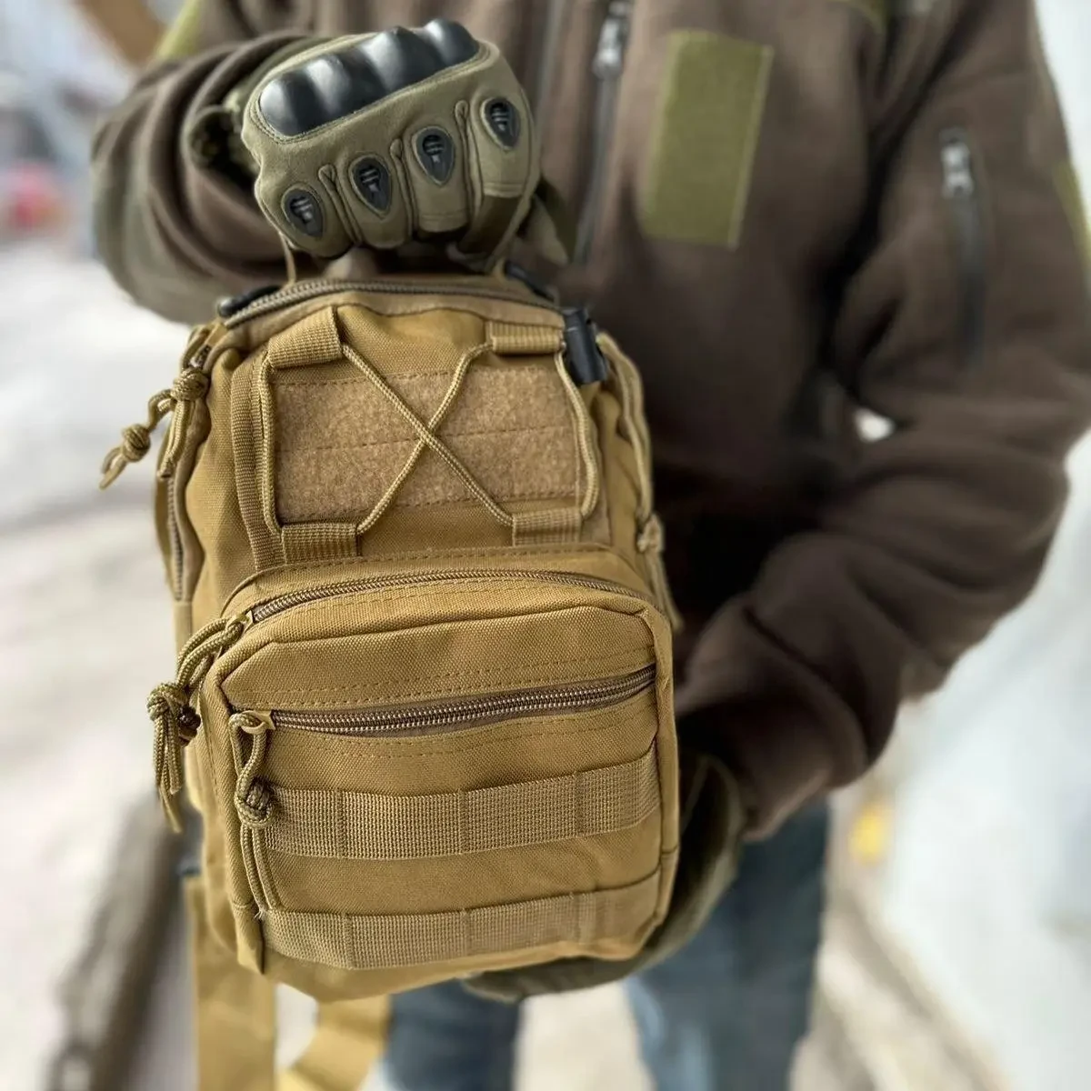 Рюкзак тактический 6 л Койот (2549772382) - фото 3