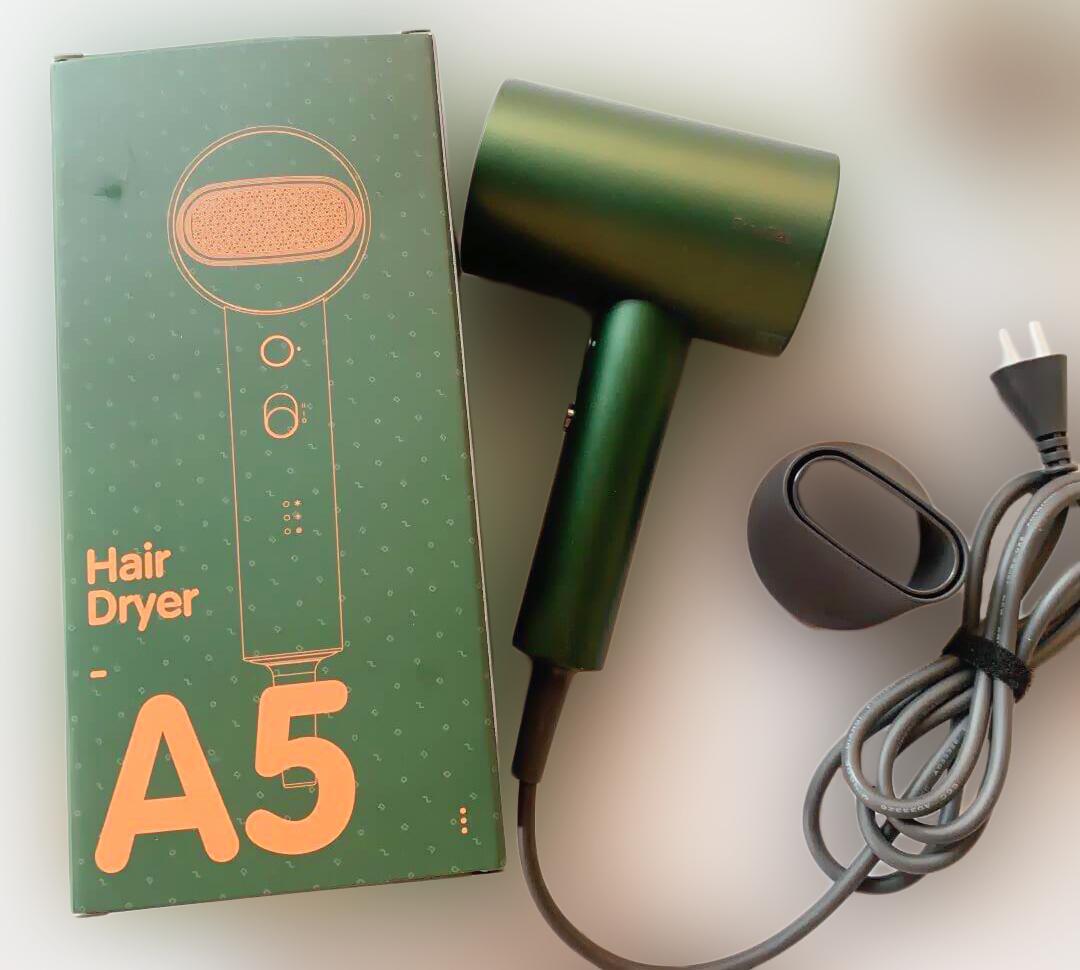 Фен для волосся ShowSee Electric Hair Dryer A5-G Green (11757241) - фото 11 Фен для волосся ShowSee Electric Hair Dryer A5-G Green (11757241) - фото 11