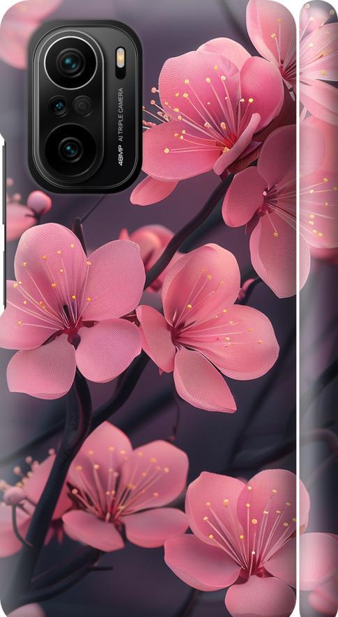 Чохол на Xiaomi Poco F3 Пурпурова сакура (6075m-2280-42517)