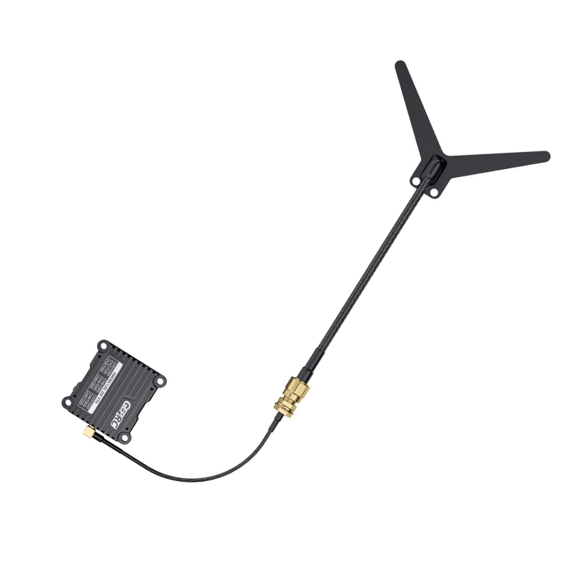 Видеопередатчик GEPRC 1,2G 2W VTX антенна/шлейф/крепеж (000693)