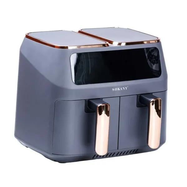Аэрогриль-фритюрница Sokany SK-ZG-8030 с 2 контейнерами 8 л 2800 Вт Серый (SKZG8030G) Аэрогриль-фритюрница Sokany SK-ZG-8030 с 2 контейнерами 8 л 2800 Вт Серый (SKZG8030G)