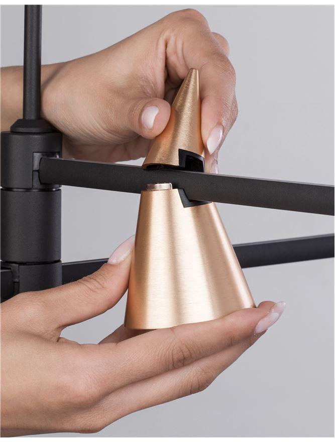 Светильник магнитный Nova Luce Cono (9090286) - фото 5 Светильник магнитный Nova Luce Cono (9090286) - фото 5