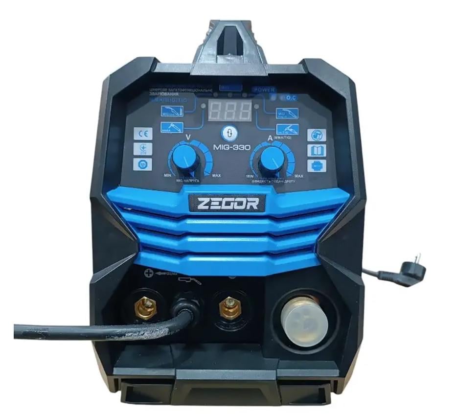 Инверторный сварочный аппарат Zegor MIG-330/IGBT/5,6 Квт 3в1 MIG TIG MMA - фото 3 Инверторный сварочный аппарат Zegor MIG-330/IGBT/5,6 Квт 3в1 MIG TIG MMA - фото 3