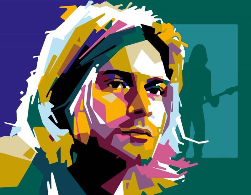 Картина по номерам Rosa Курт Кобейн 35х45 см (Az-209973)