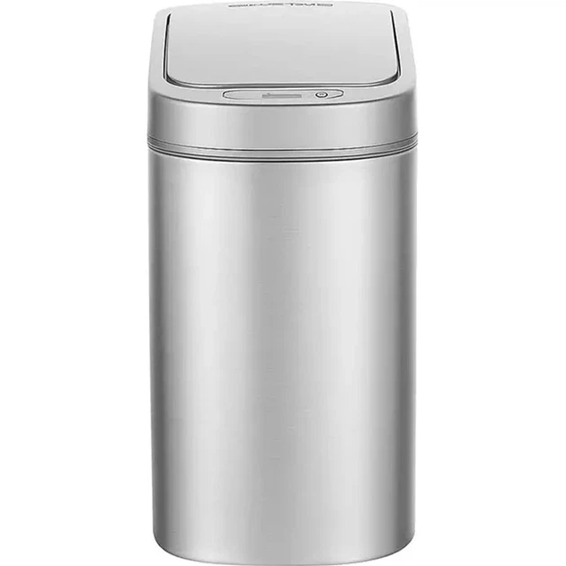 Корзина для мусора Ninestars DZT-7-2 Space Silver (2934629578) Корзина для мусора Ninestars DZT-7-2 Space Silver (2934629578)