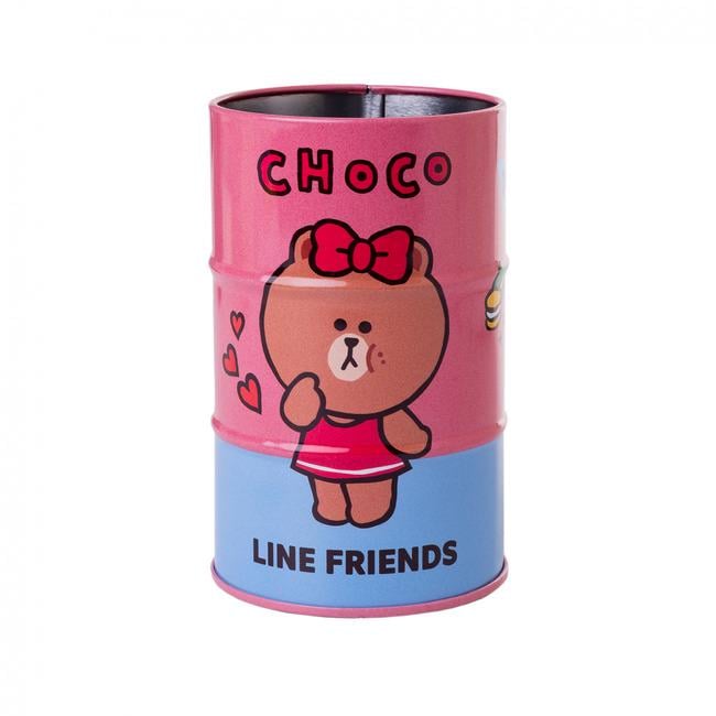 Стакан-подставка бочка YES Line friends металл (708098)