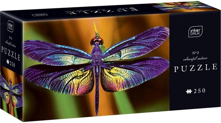Пазли тришарові ТМ InterDRUK Colourful Nature 3 Dragonfly 250 шт. 48х33 см (5902277342010) Пазли тришарові ТМ InterDRUK Colourful Nature 3 Dragonfly 250 шт. 48х33 см (5902277342010)