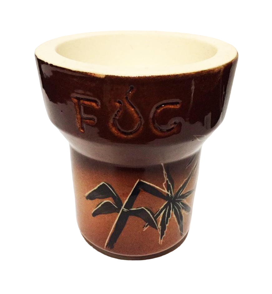 Чаша для кальяну FOG Sunrise Glaze з малюнком Коричневий (4612)