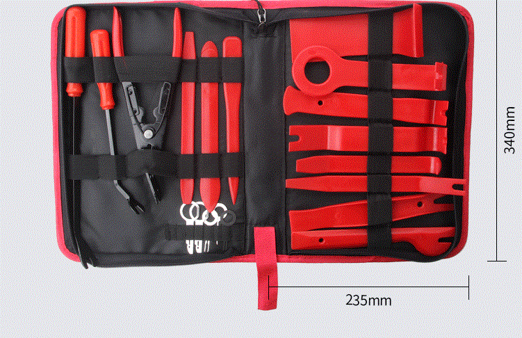 Набір знімачів для обшивки та плоскогубці для зняття кліпсів у сумці 19 пр. (28576876) - фото 8 Набір знімачів для обшивки та плоскогубці для зняття кліпсів у сумці 19 пр. (28576876) - фото 8