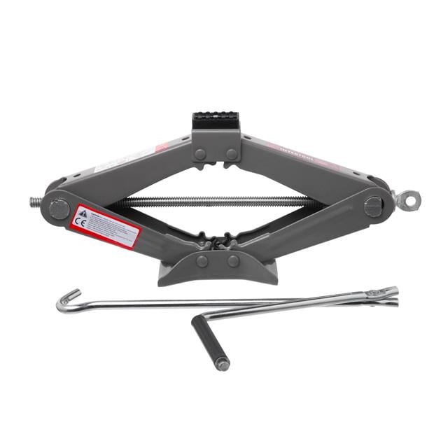 Домкрат механічний ромбоподібний Intertool 1,5 т гумовий упор (GT0182)