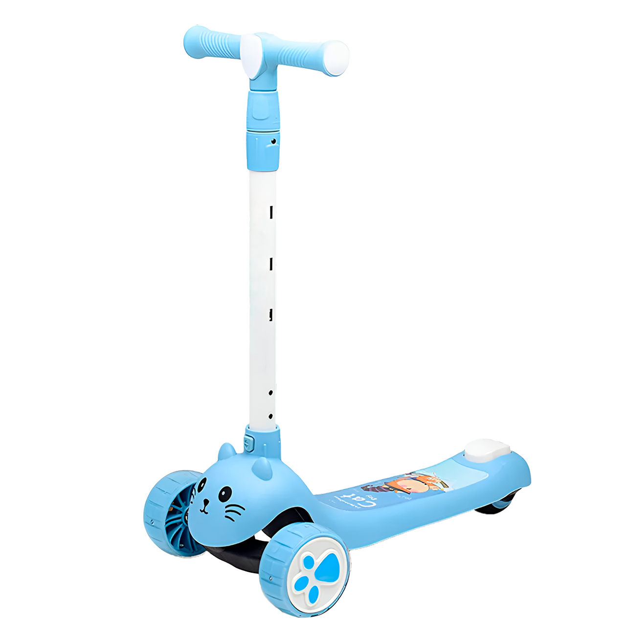 Самокат детский трехколесный регулируемый руль/тормоз/складной (26767047) Самокат детский трехколесный регулируемый руль/тормоз/складной (26767047)