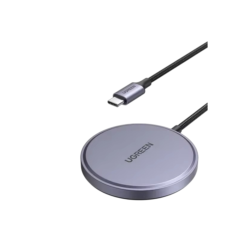 Зарядное устройство для телефонов беспроводное UGREEN W703 Qi2 15 Вт Grey (55206)