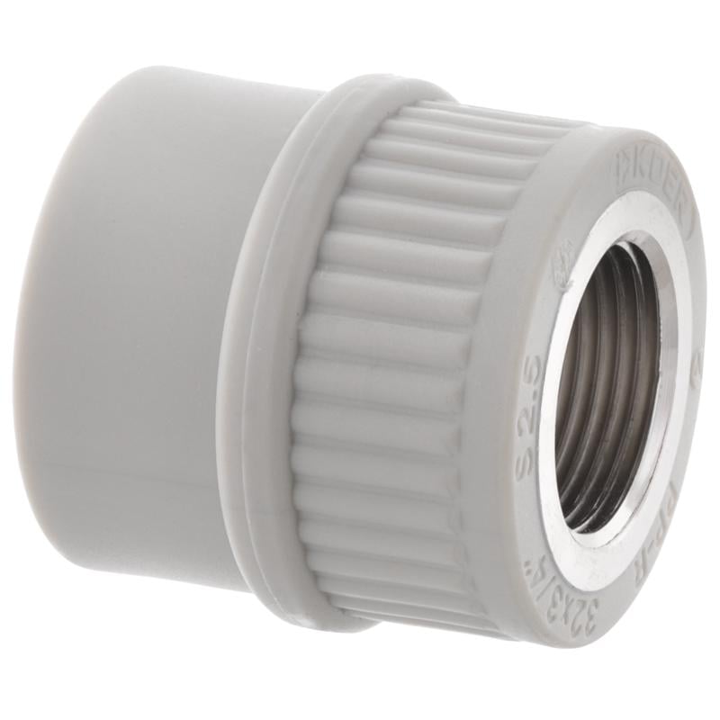 Муфта KOER KP0107 PPR пайка-внутренняя 32x3/4" (64865) Муфта KOER KP0107 PPR пайка-внутренняя 32x3/4" (64865)