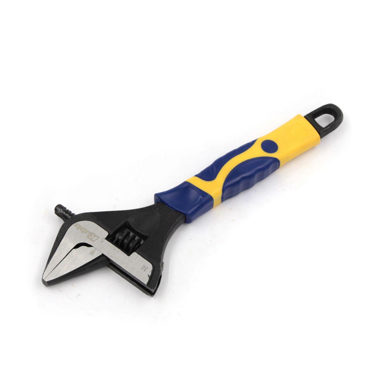 Ключ разводной фосфатированный Kubis 0-38 мм CrV 200 мм (02-04-1200) - фото 3