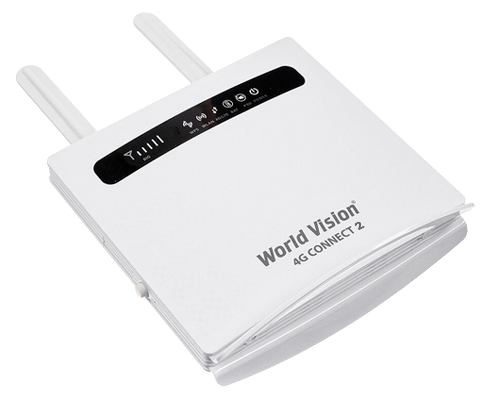 Wi-Fi роутер World Vision Connect із акумуляторною батареєю 4G LTE Білий (wv110958) - фото 4