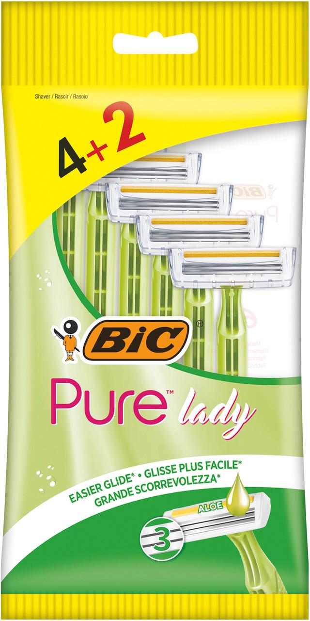 Бритва для гоління одноразова BIC Pure 3 Lady 1 шт. (3086126727370)