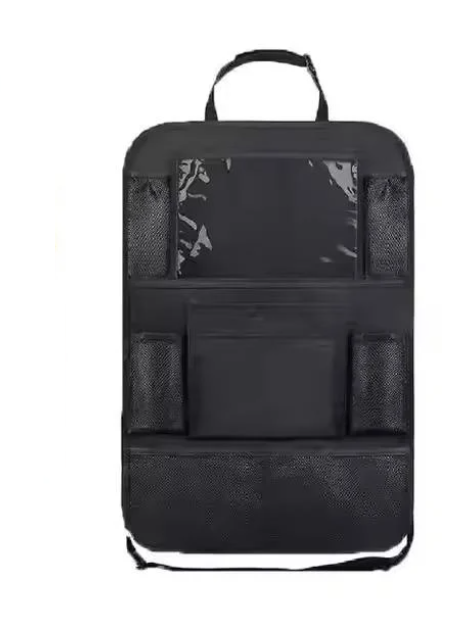 Органайзер автомобільний на спинку сидіння 10 секцій для приладдя 61х41 см Чорний Органайзер автомобільний на спинку сидіння 10 секцій для приладдя 61х41 см Чорний