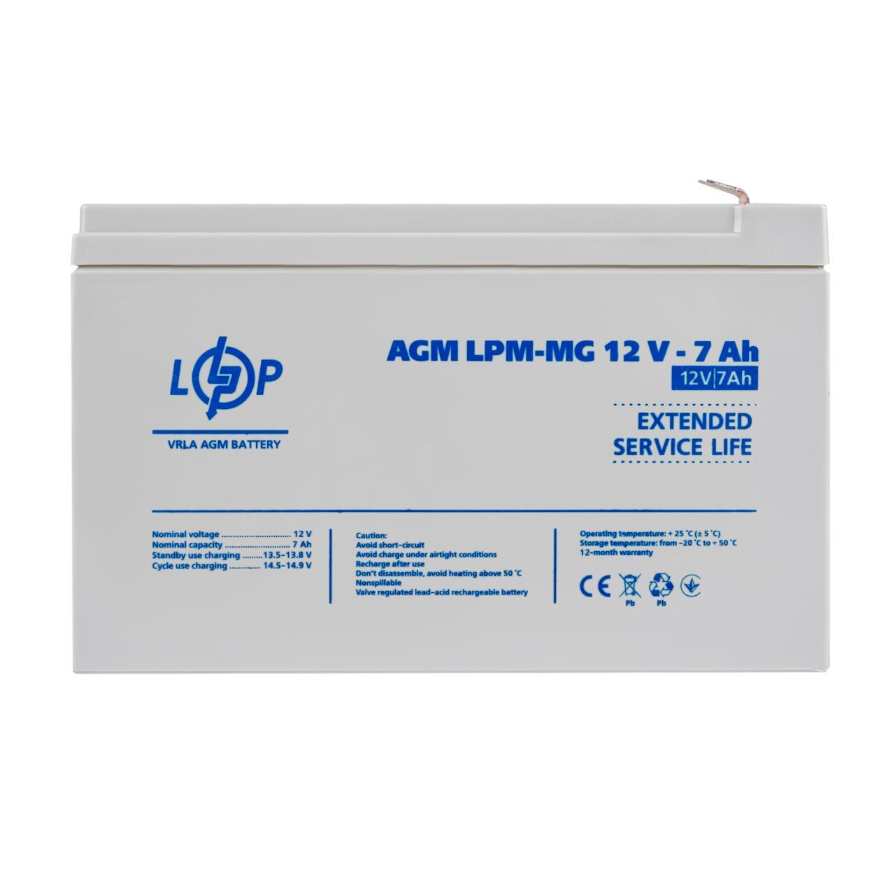 Акумулятор мультигелевий LPM-MG 12V-7 Ah (3132299747)