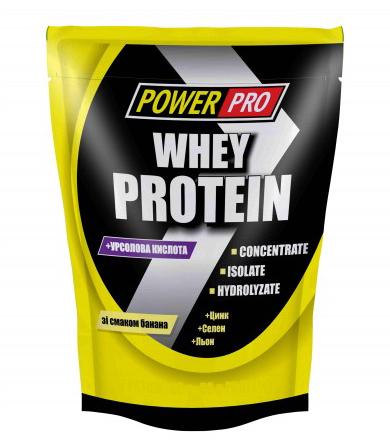 Протеин Power Pro Whey Protein, 1 кг Банан - фото 1