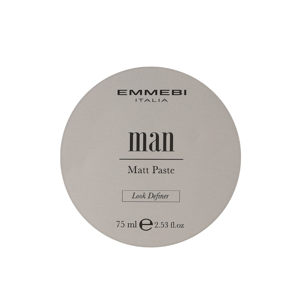 Паста матова для укладання волосся Emmebi Italia Man Matt Paste 75 мл (19005)