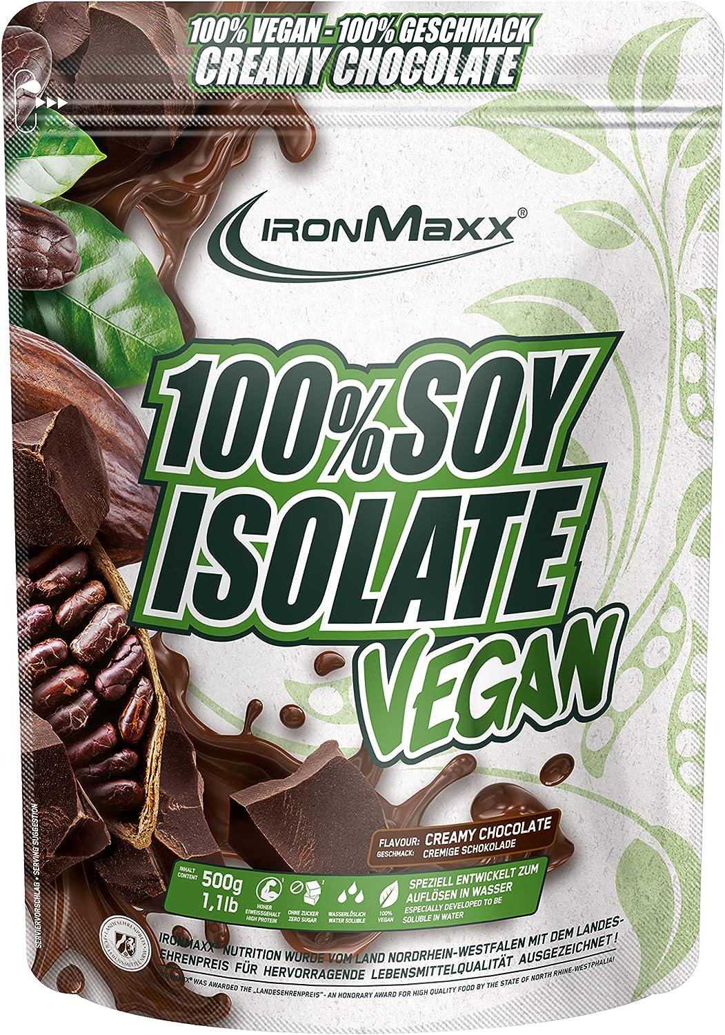 Протеин IronMaxx Soy Protein Isolate Chocolate 500 г