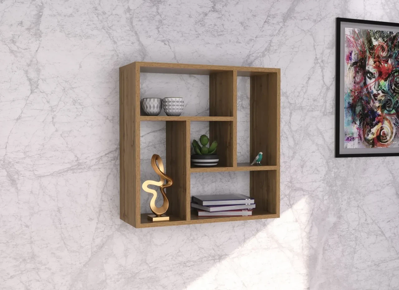 Полиця навісна Kontinent П-3 61х23х61 см Дуб Аппалачі (52489895) - фото 3 Полиця навісна Kontinent П-3 61х23х61 см Дуб Аппалачі (52489895) - фото 3